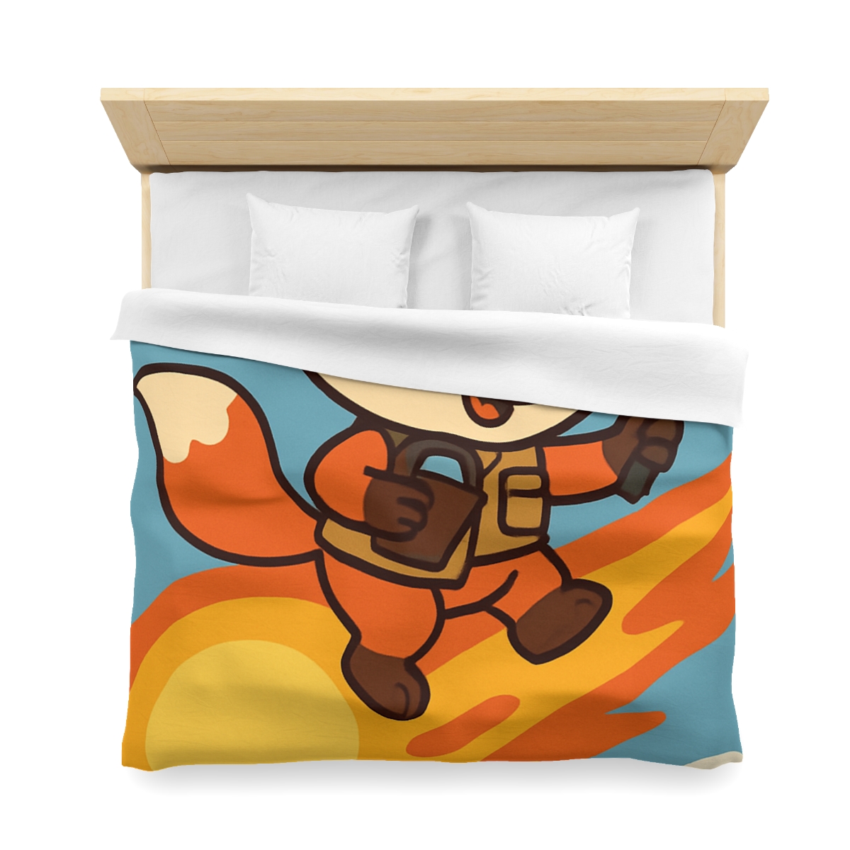 Comet Fox Explorer designer printed duvets