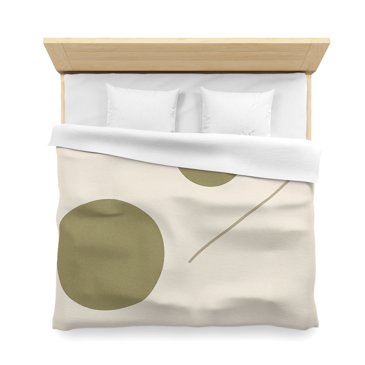 Triad Of Circles With Open Line personalized bedding duvets