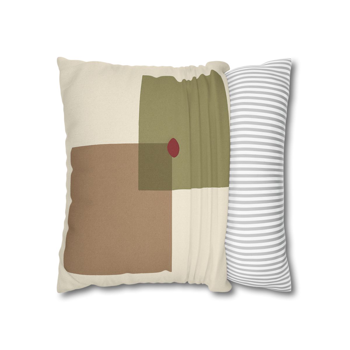 Offset Duo And Quiet Dot soft cotton pillow cases