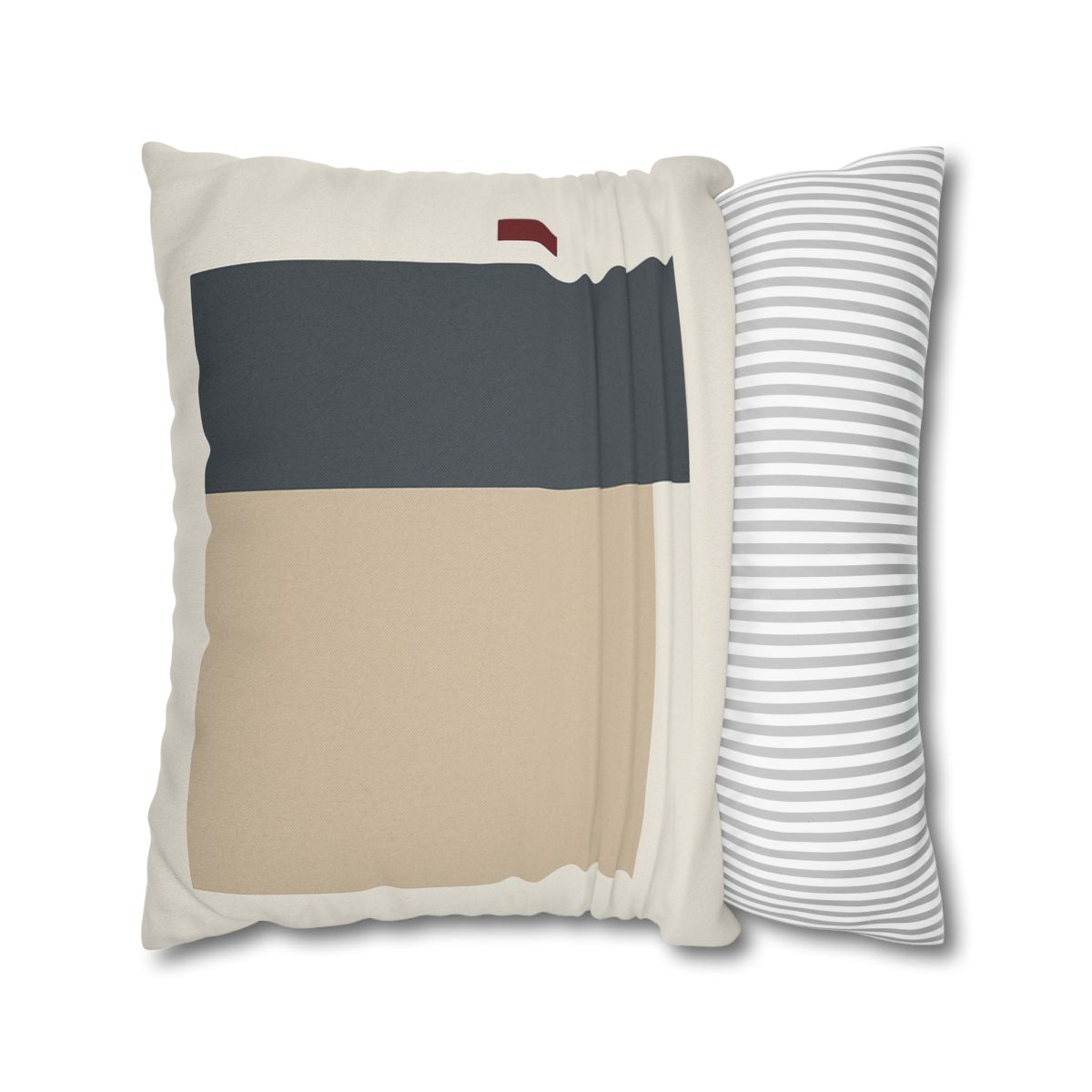 Offset Squares With Calm Corridor designer print pillow cases