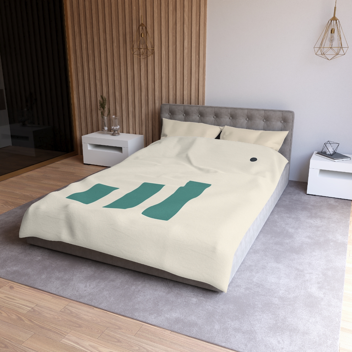 Sloping Trio With Distant Dot duvets for gifts