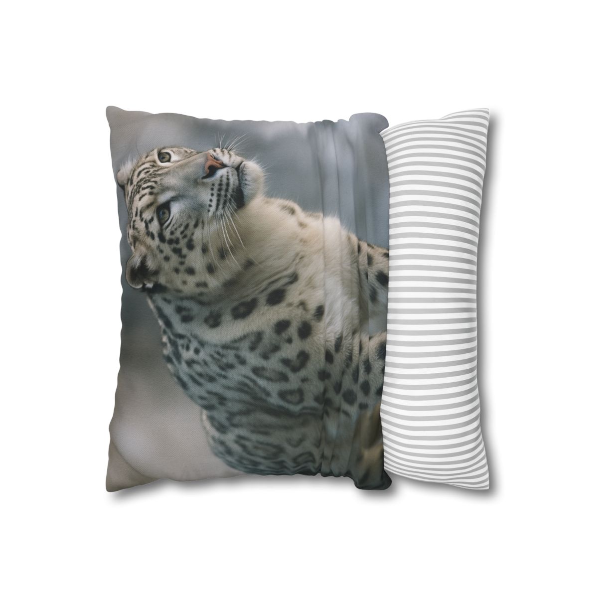 Cliff Phantom Snow Leopard soft cotton pillow cases