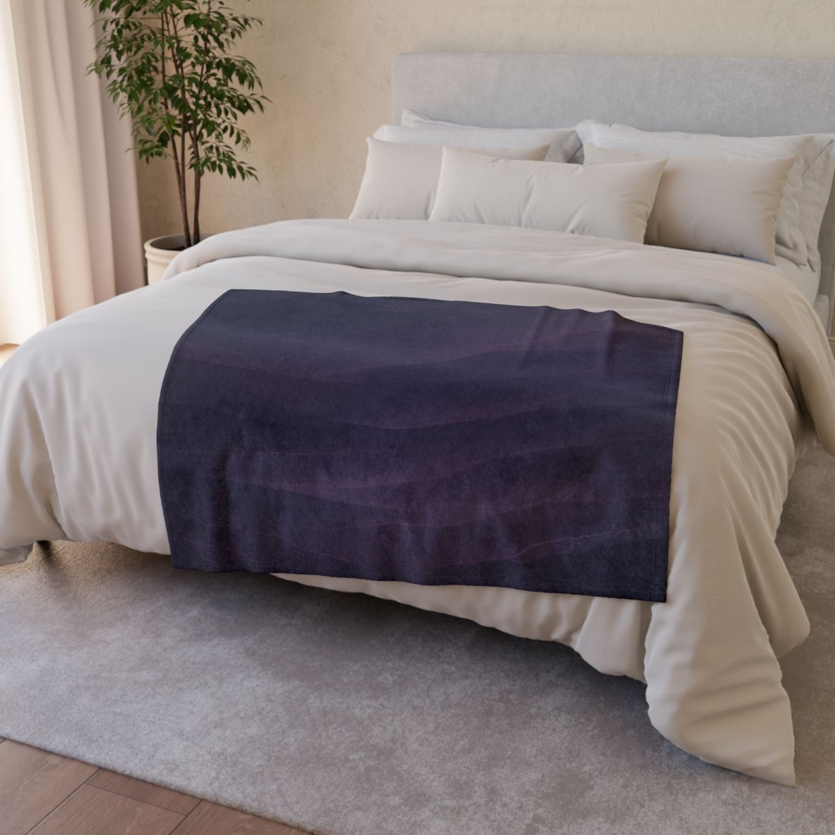 Dark Energy Gradient Veil decorative home blankets