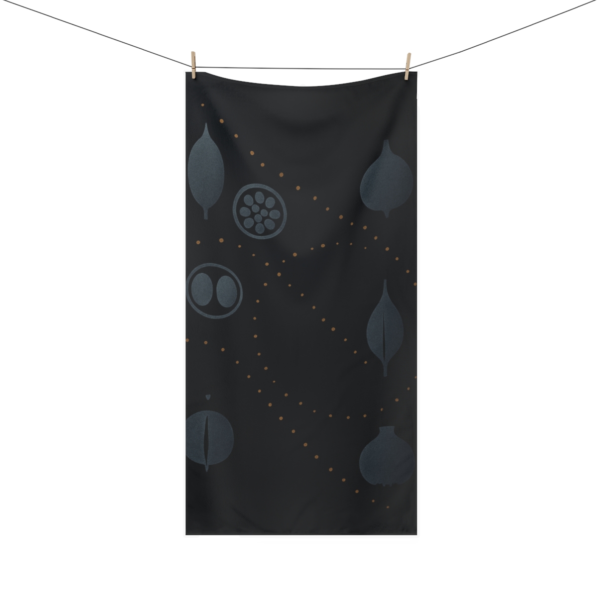 Seed Pod Constellation Cluster personalized bath towels