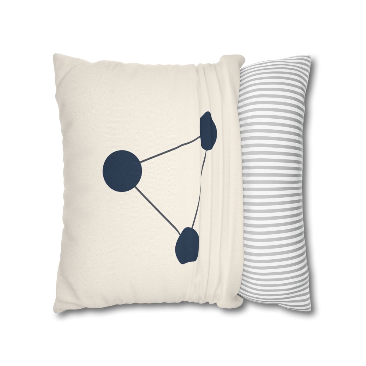 Orbital Line Cluster designer print pillow cases