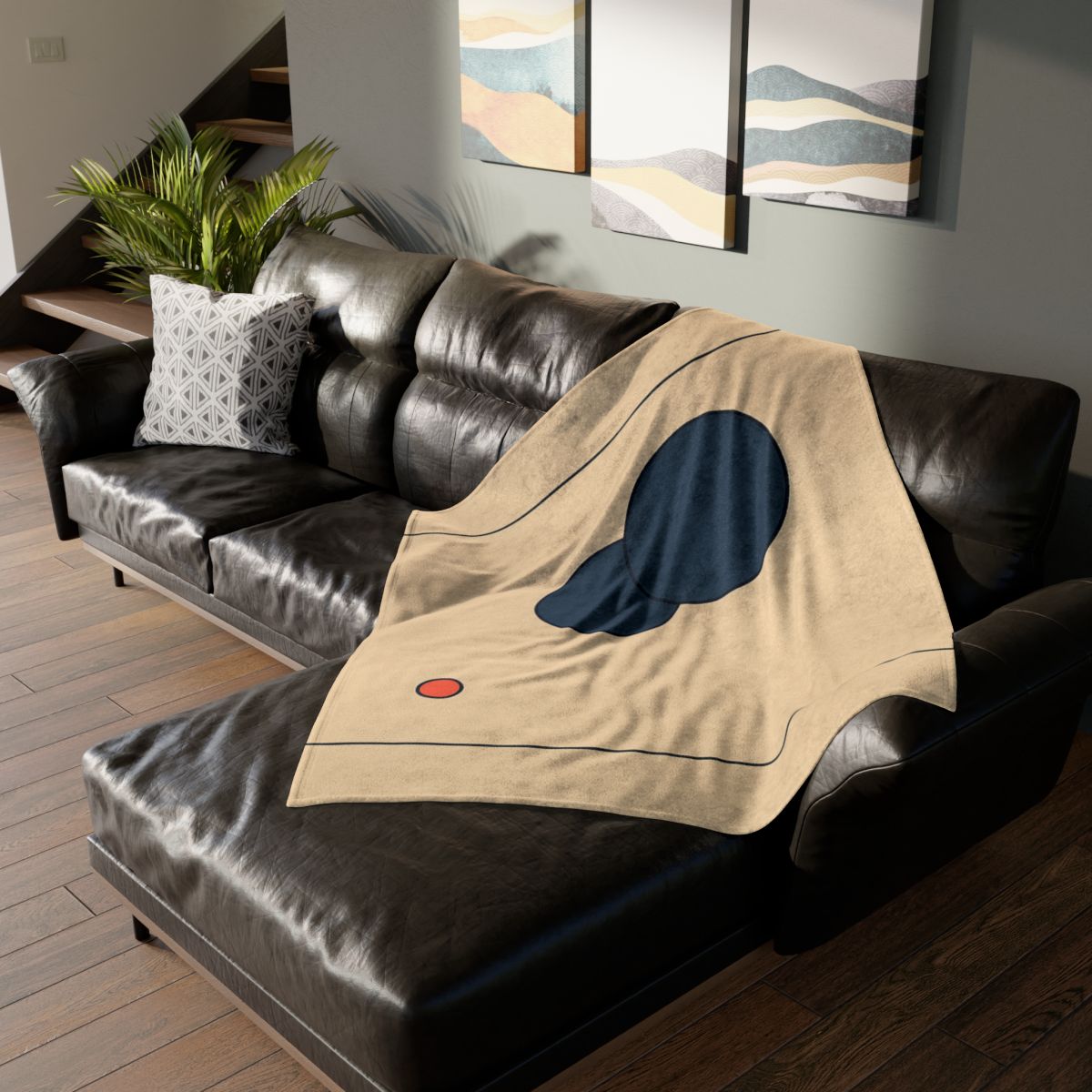 Offset Frame With Two Quiet Discs personalized cozy blankets