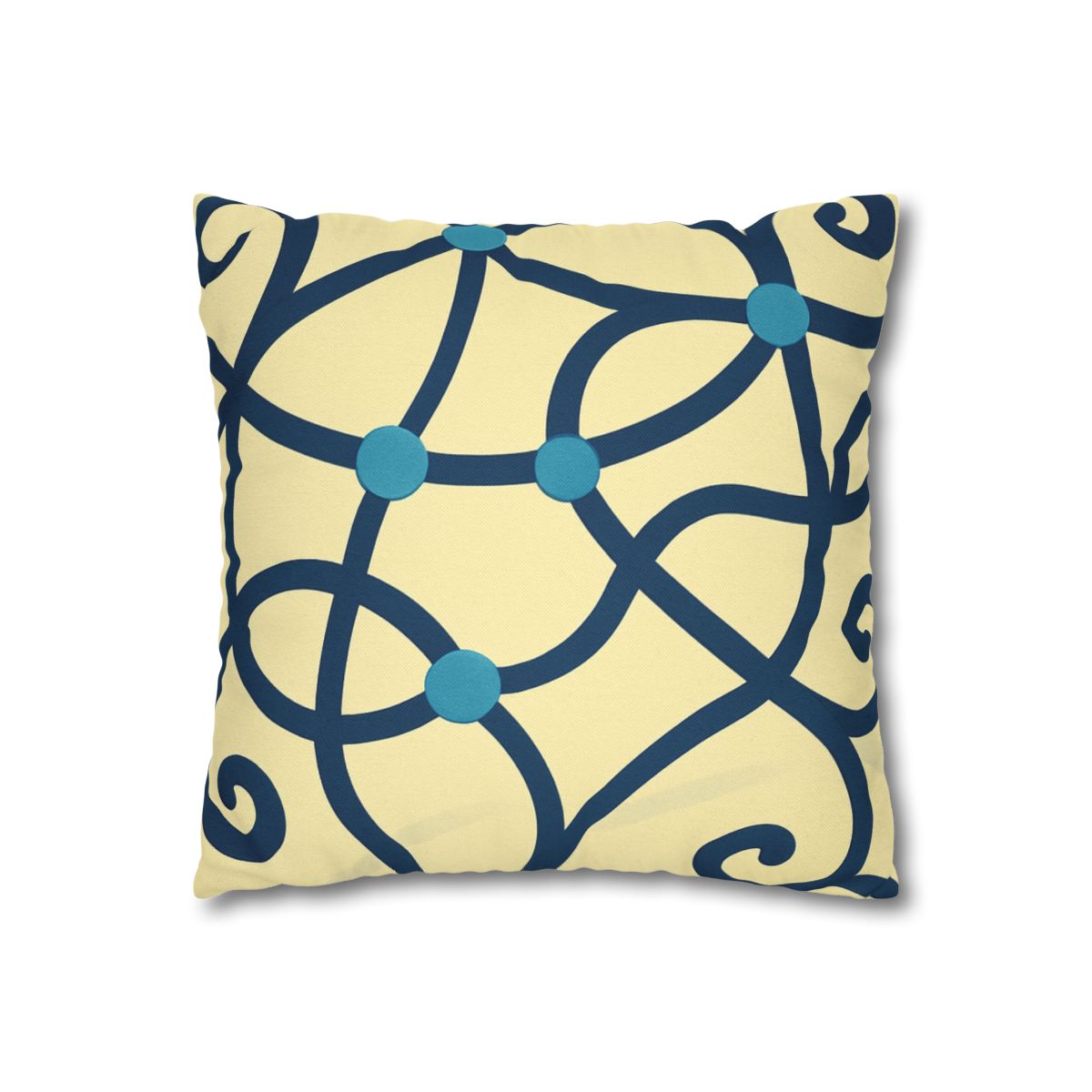 Tendril Ribbon Network trendy patterned pillow cases