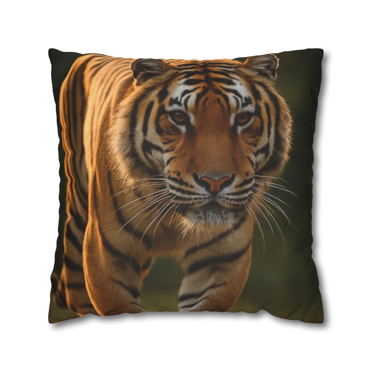 Forest Stalker Bengal Tiger personalized pillow covers