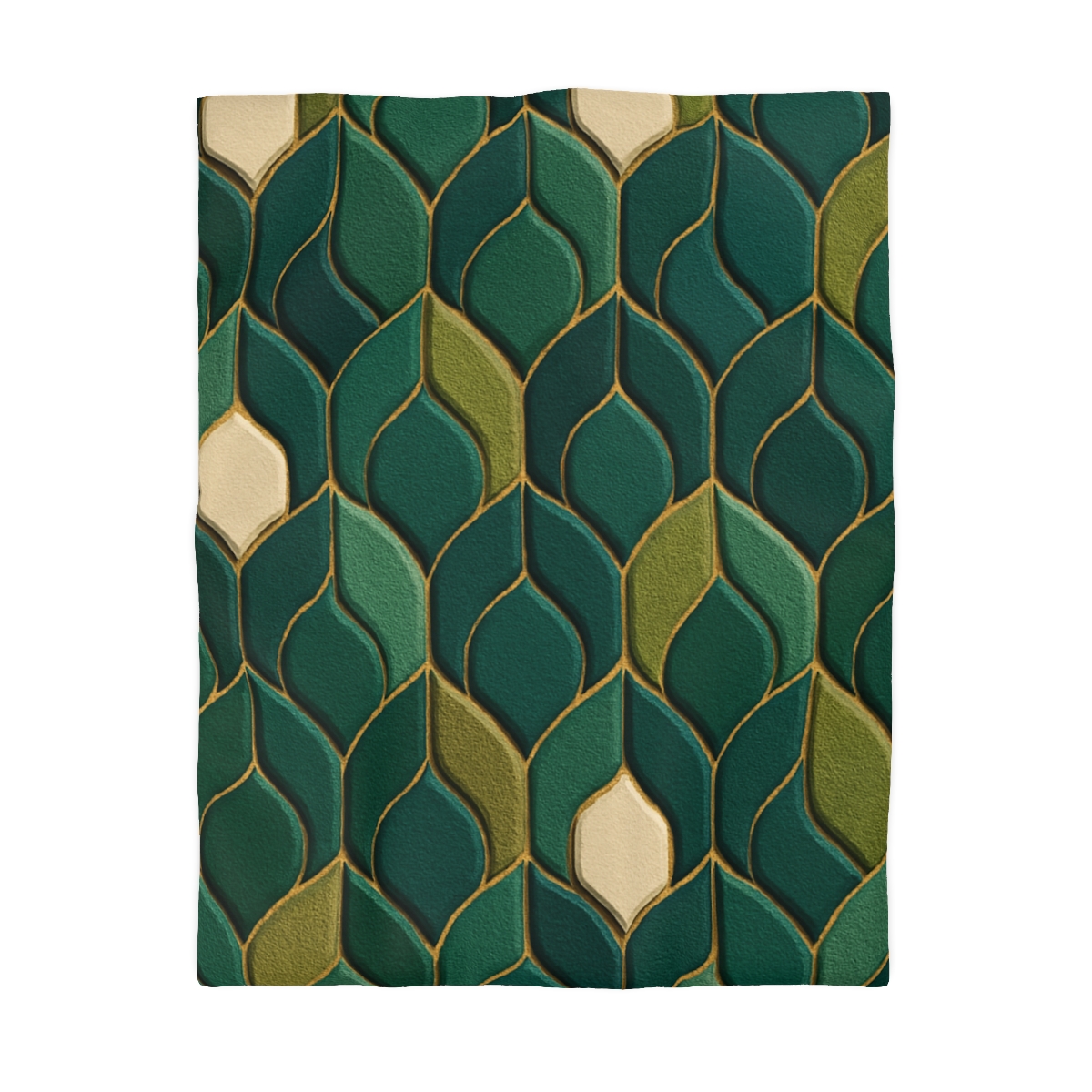 Bud Scale Tessellation custom duvets