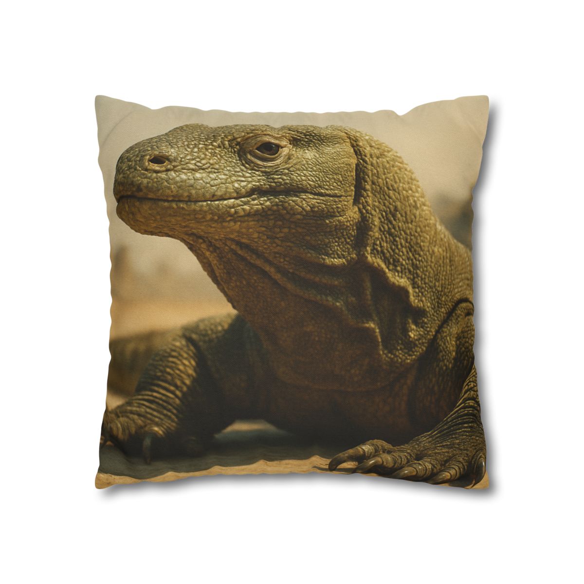Ancient Sentinel Komodo Dragon soft cotton pillow cases
