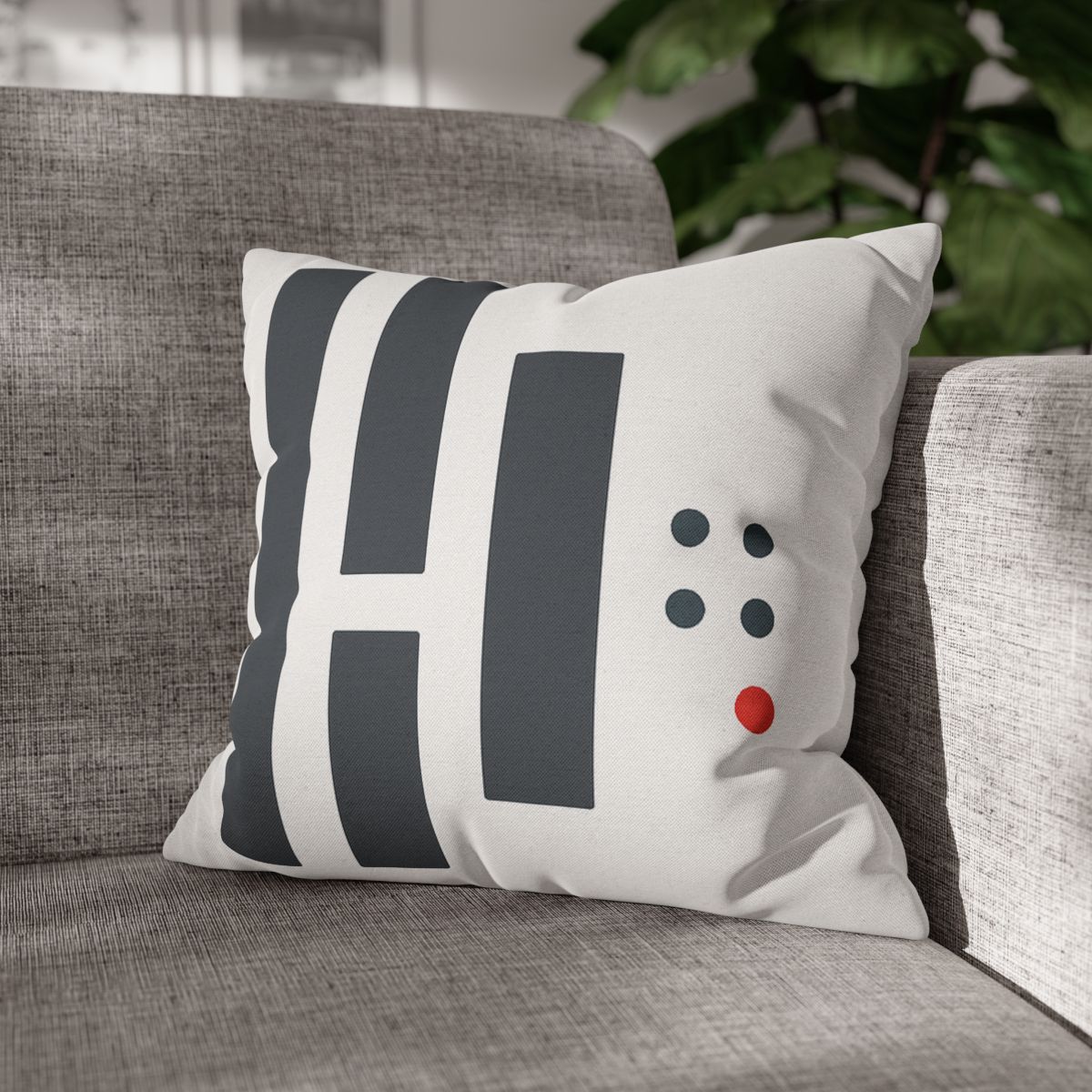 Stepped Columns With Missing Cell Grid trendy patterned pillow cases