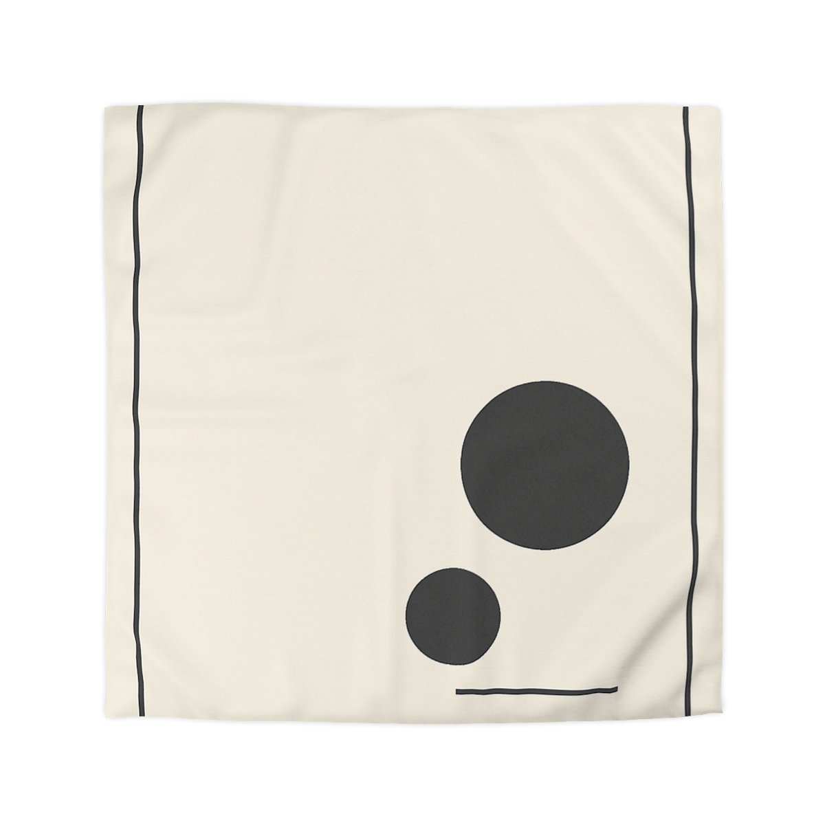 Offset Frame With Twin Disks soft comforter duvets