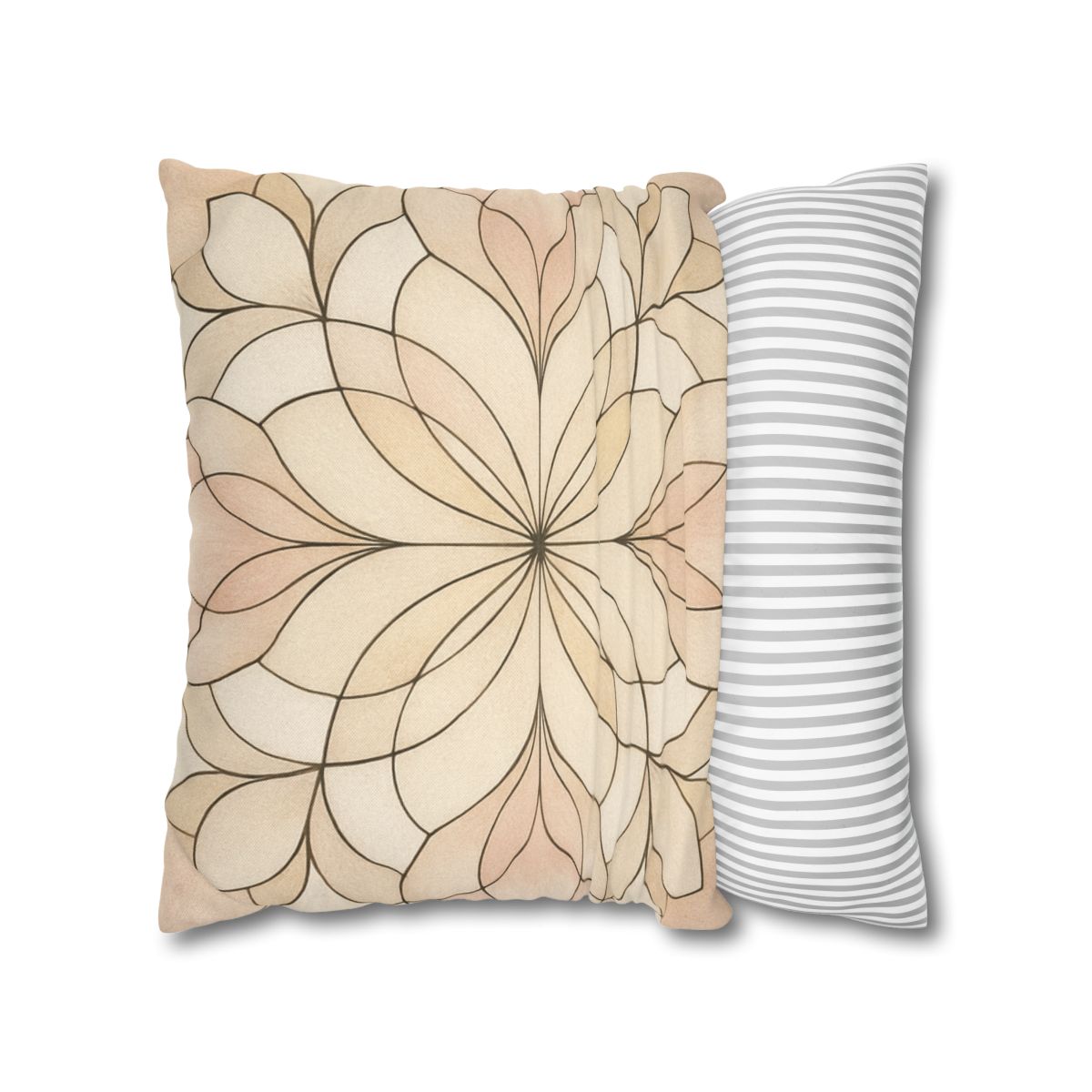 Petal Prism Lattice stylish decorative pillowcases