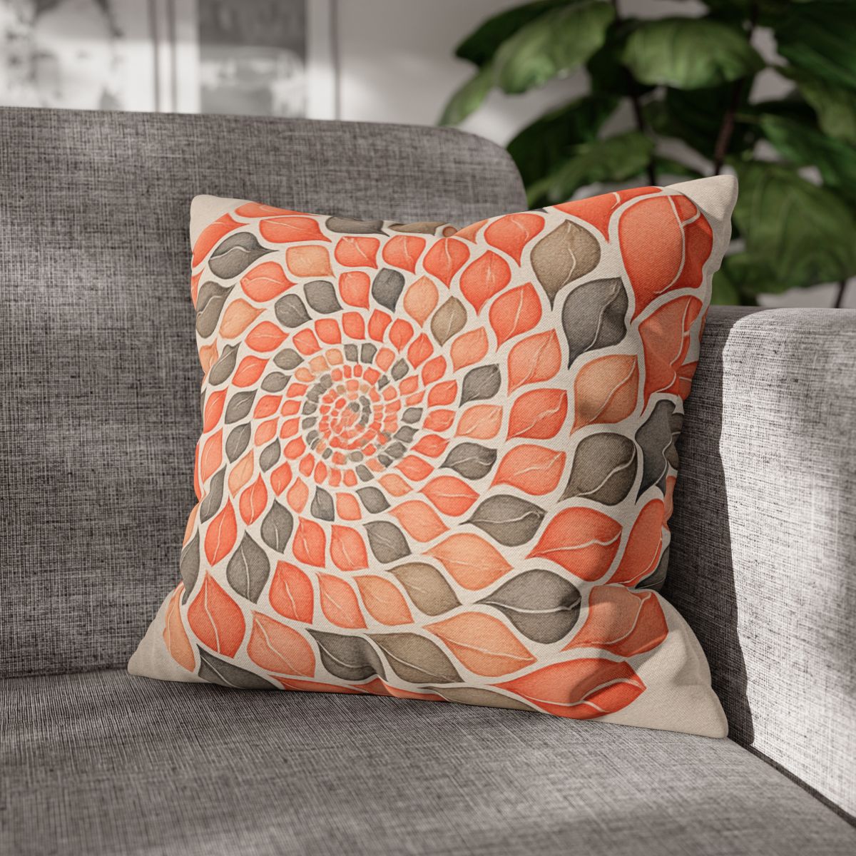 Bud Spiral Time Mosaic stylish decorative pillowcases