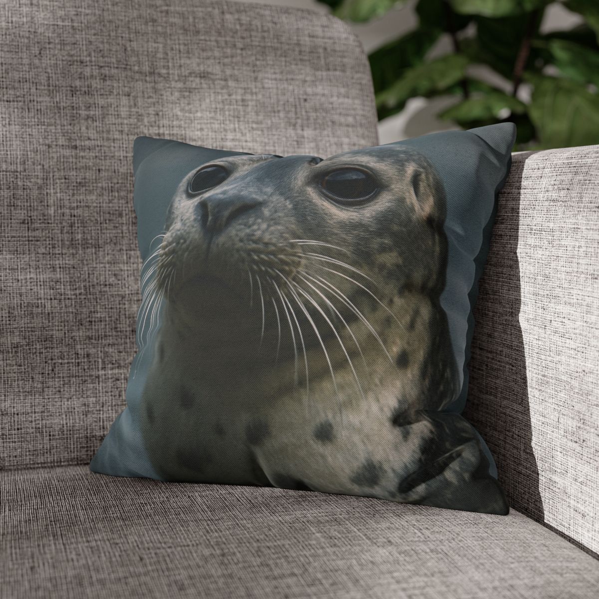 Harbor Seal Serene Gaze trendy patterned pillow cases