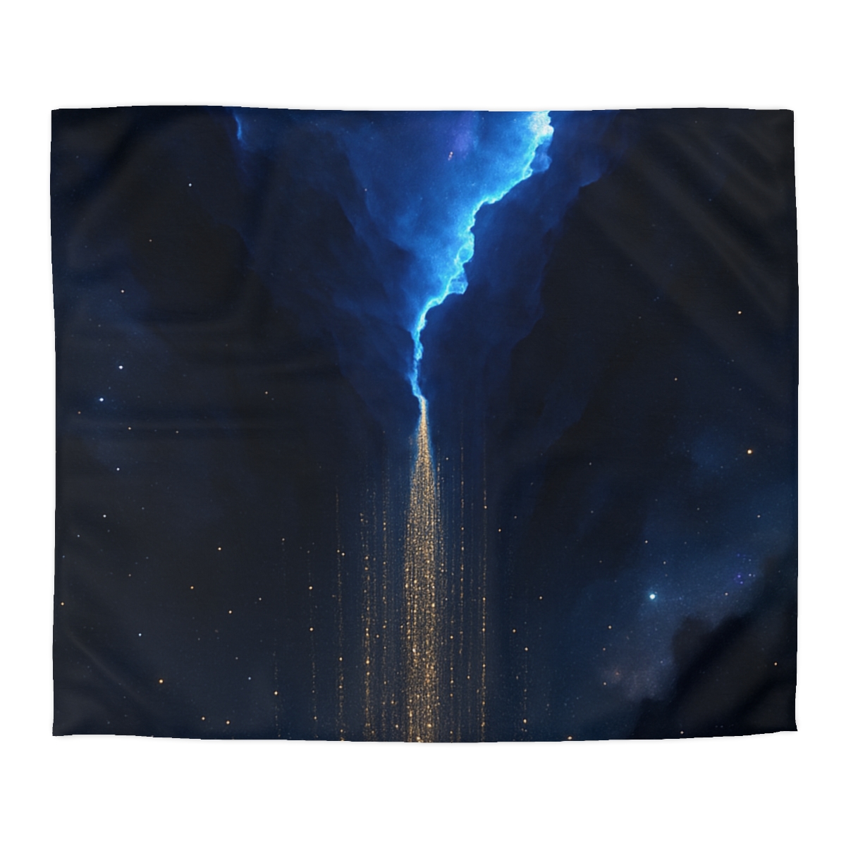 Luminous Rift Starfall custom duvets