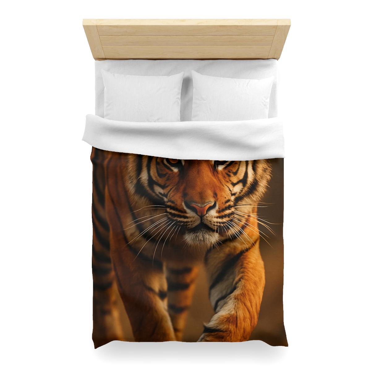 Dusk Herald Bengal Tiger designer printed duvets