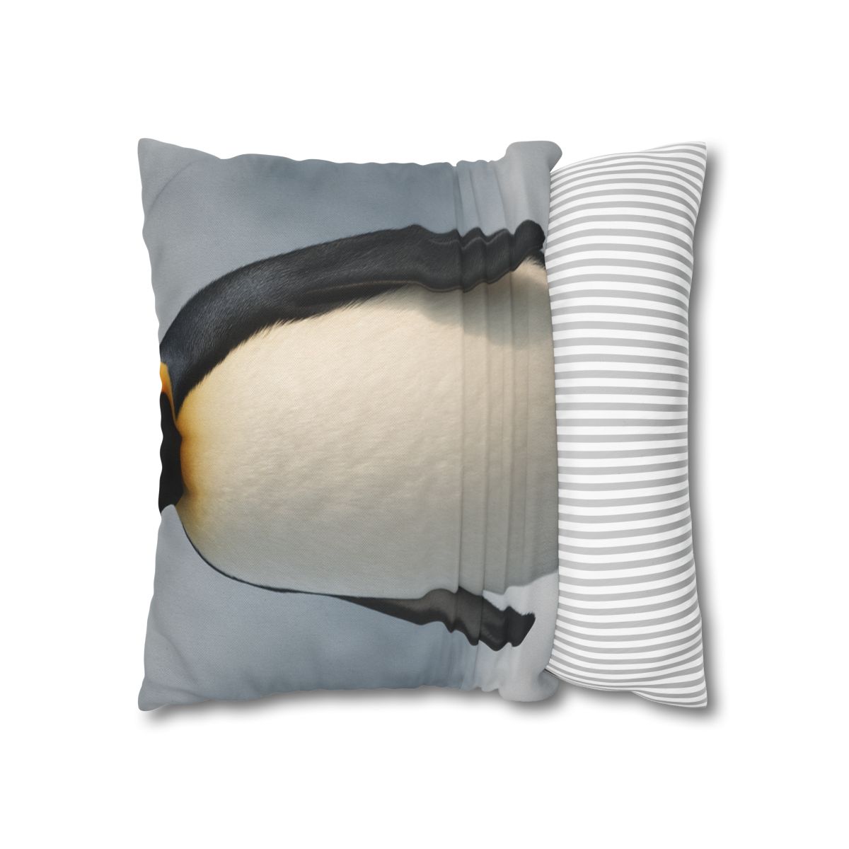 Frost Line Emperor Penguin designer print pillow cases