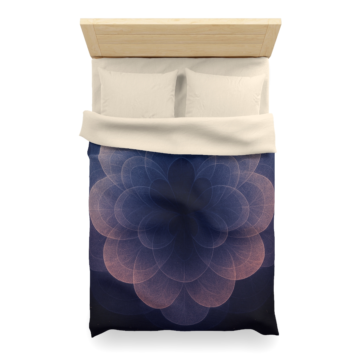Petal Halo Interference personalized bedding duvets