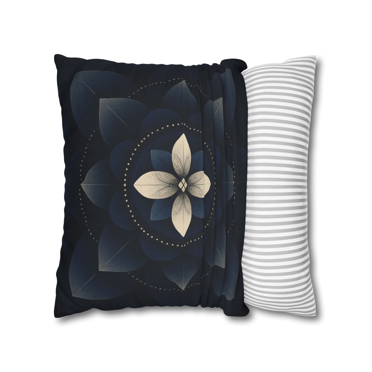 Petal Eclipse Mandala designer print pillow cases