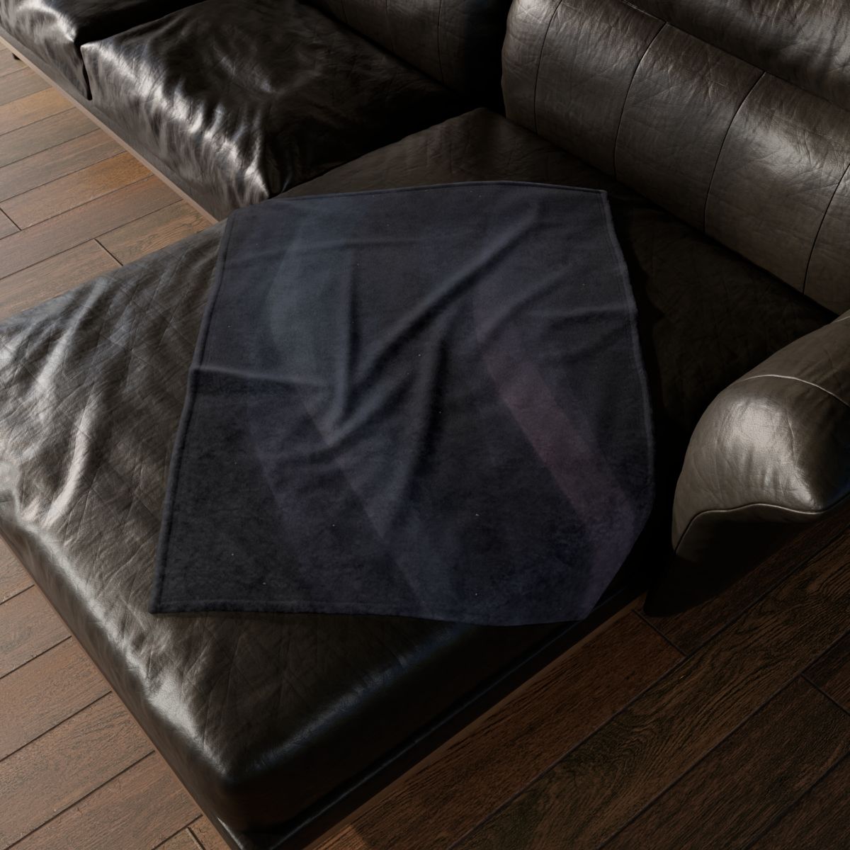 Dark Energy Veil Gradient decorative home blankets