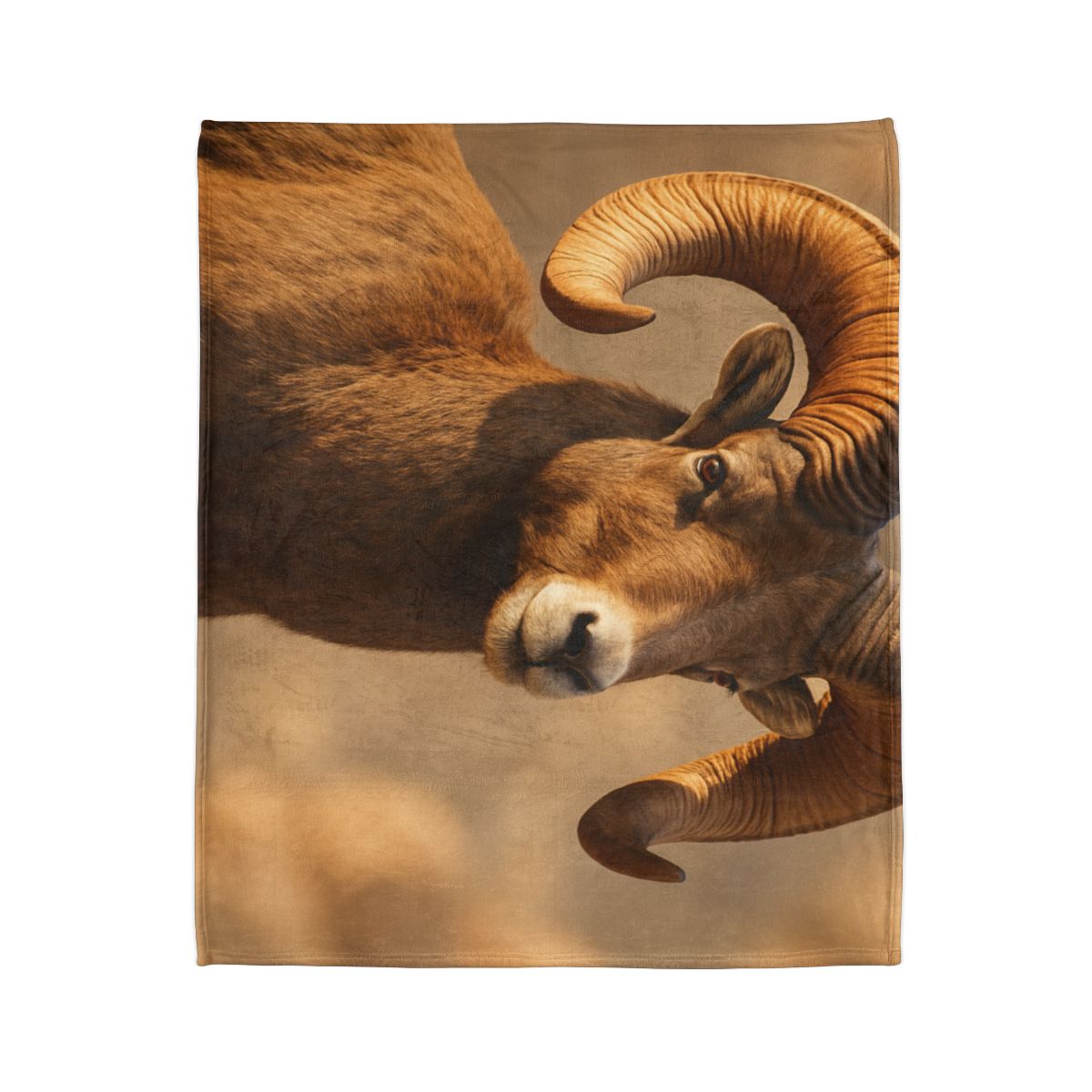 Canyon Echo Bighorn Sheep stylish throw blankets