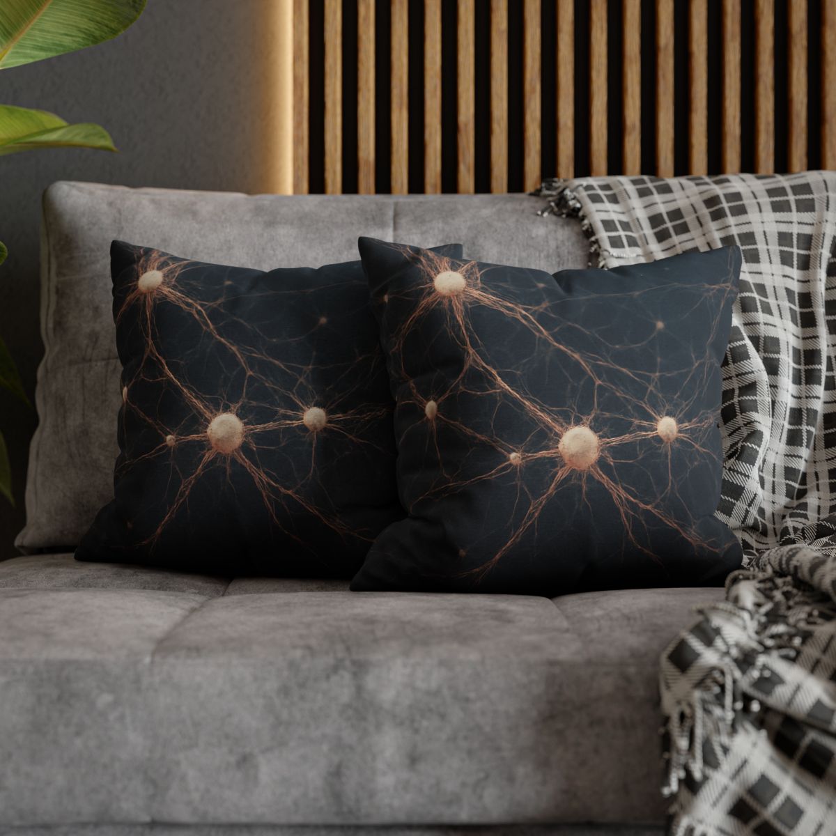 Cosmic Web Filament comfortable bedding pillow covers