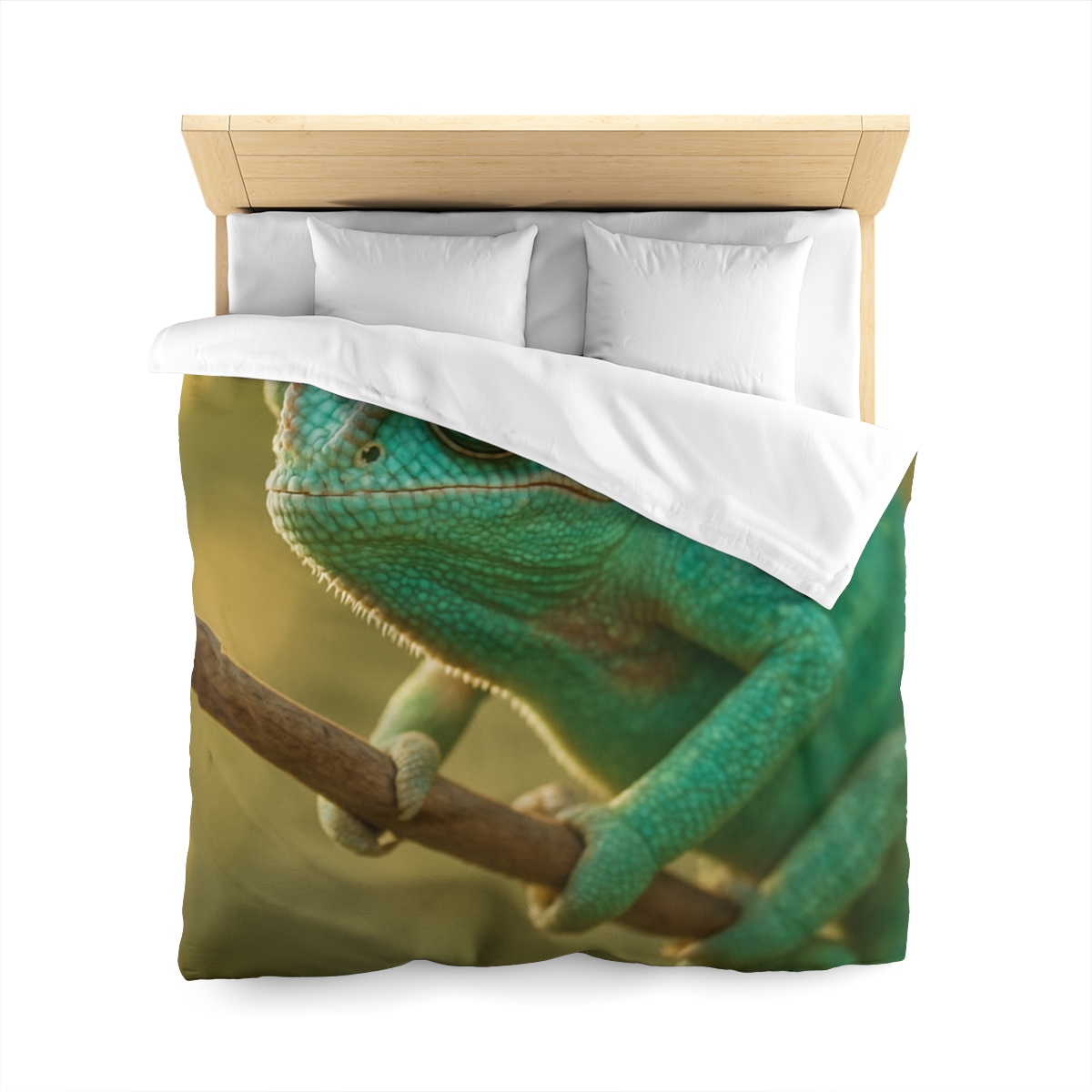 Prism Gaze Veiled Chameleon designer printed duvets