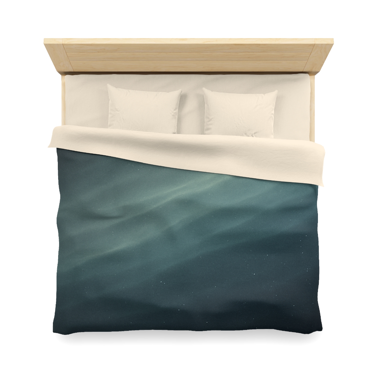 Dark Energy Gradient Drift designer printed duvets