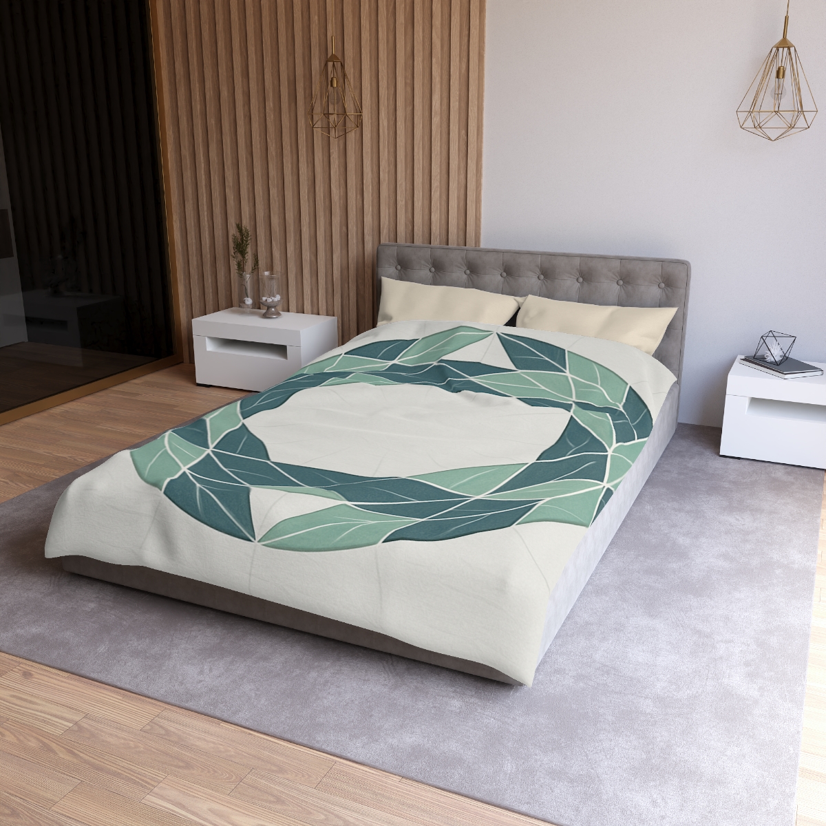 Orbiting Leaf Lattice trendy bedroom duvets
