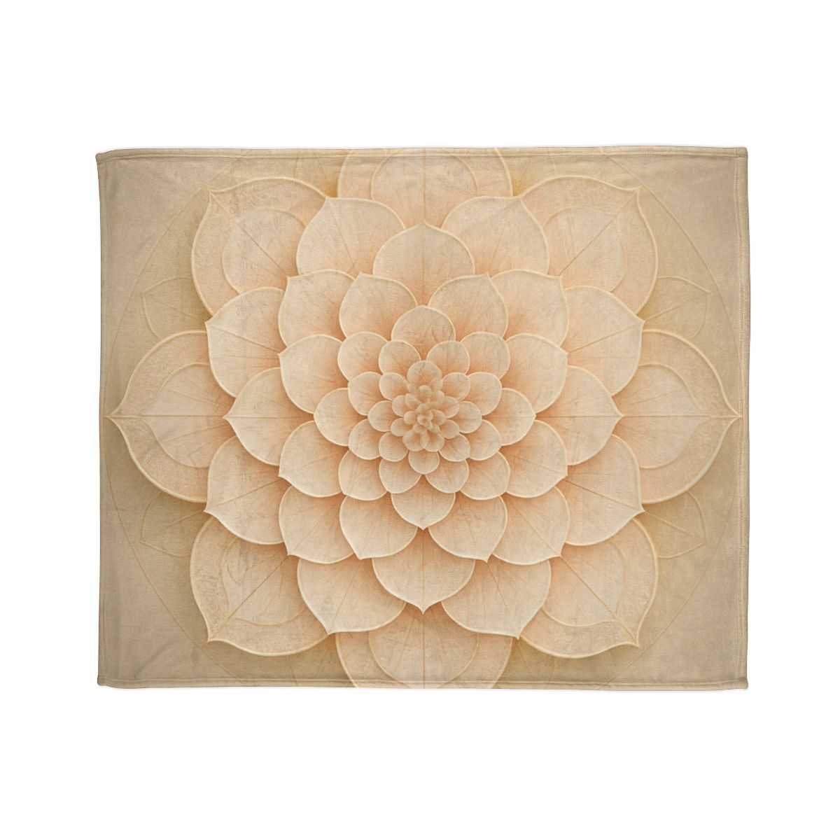 Petal Mosaic Halo soft fleece blankets