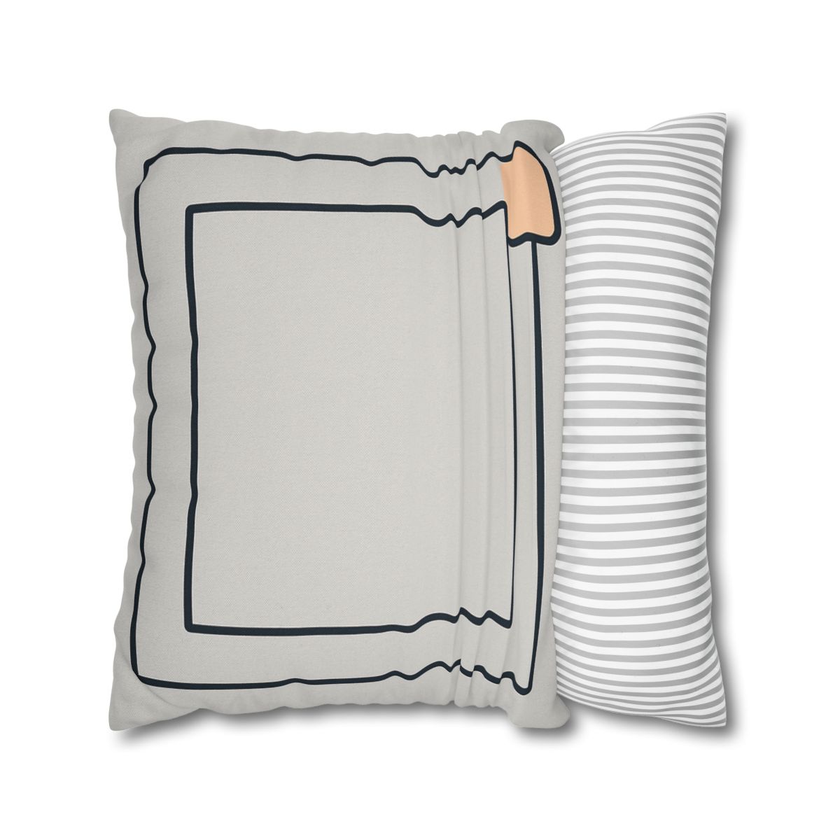 Nested Frame With Open Corner soft cotton pillow cases