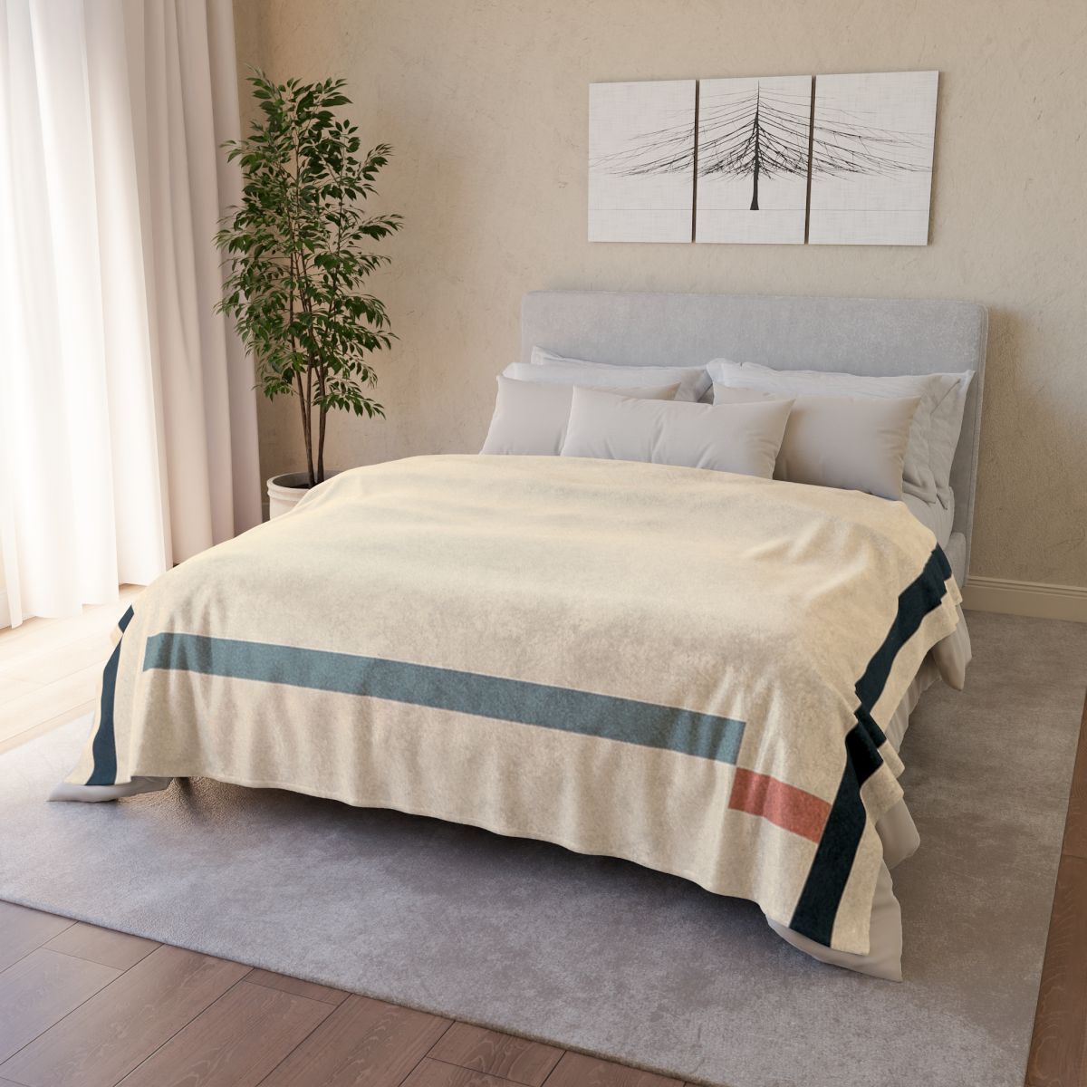 Split Frame And Low Horizon Bar decorative home blankets