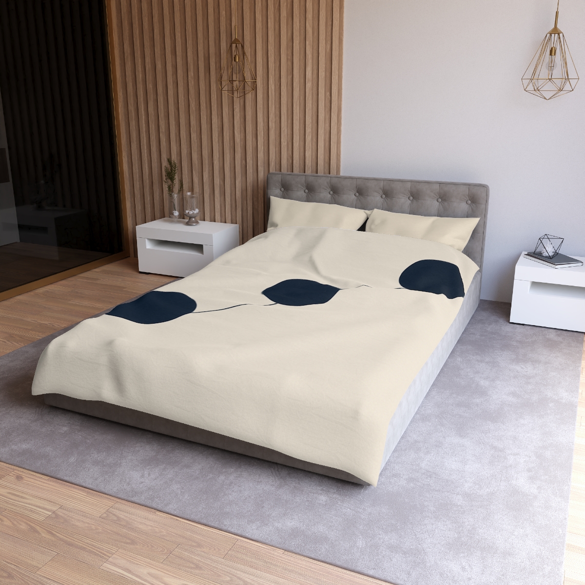 Stepped Circle Orbit custom duvets