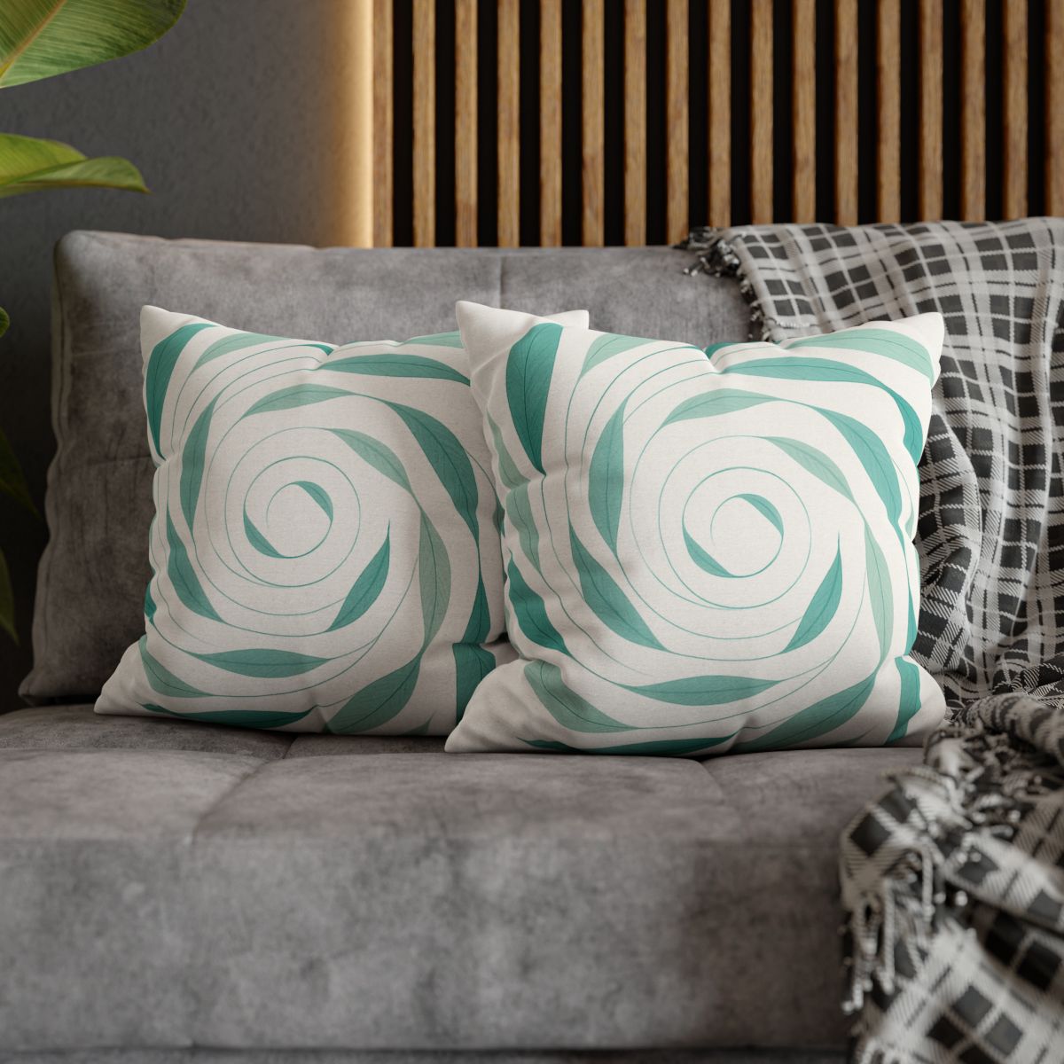 Orbiting Leaf Halo soft cotton pillow cases