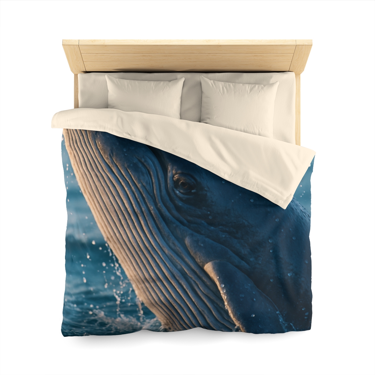 Ocean Song Blue Whale soft comforter duvets