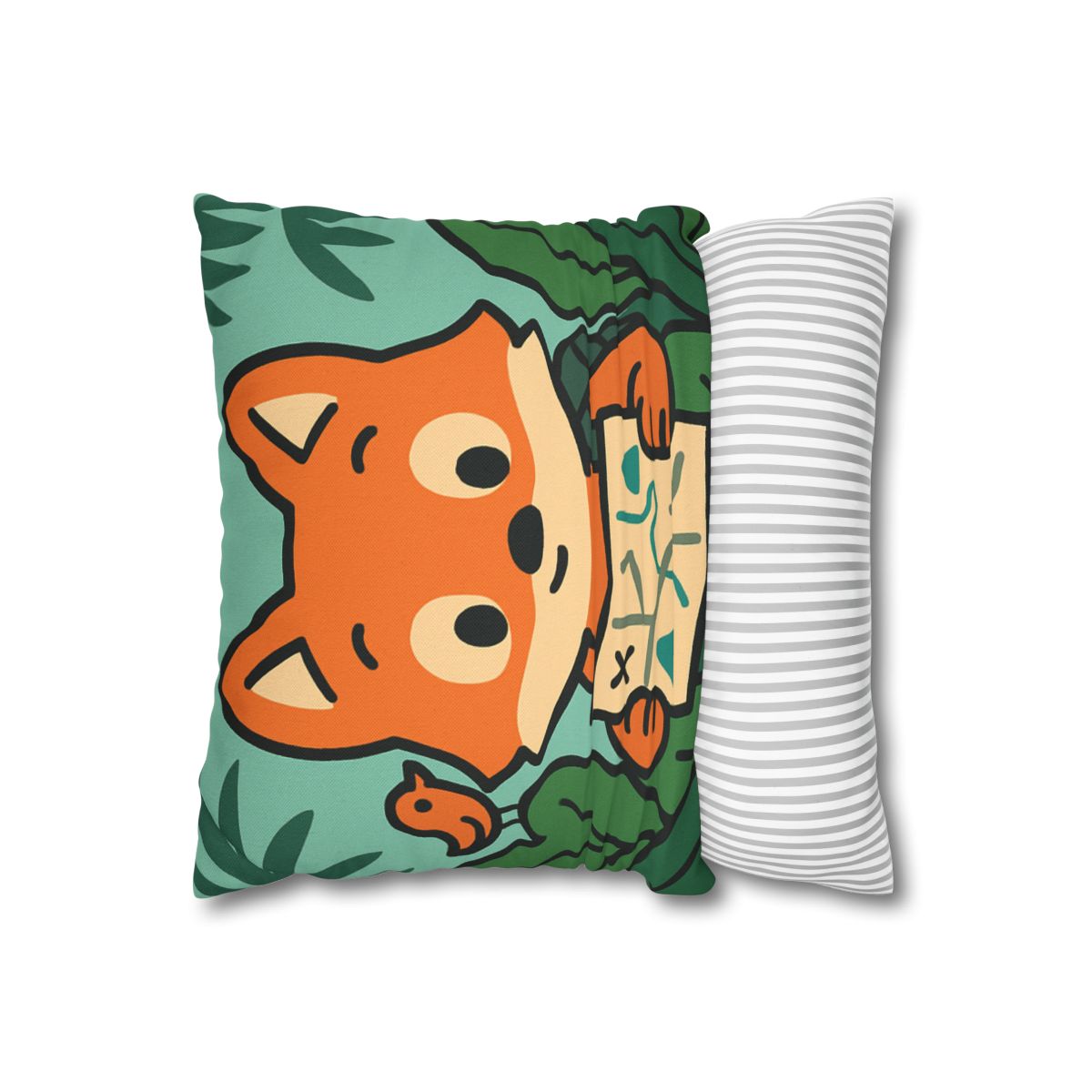 Jungle Explorer Fox designer print pillow cases