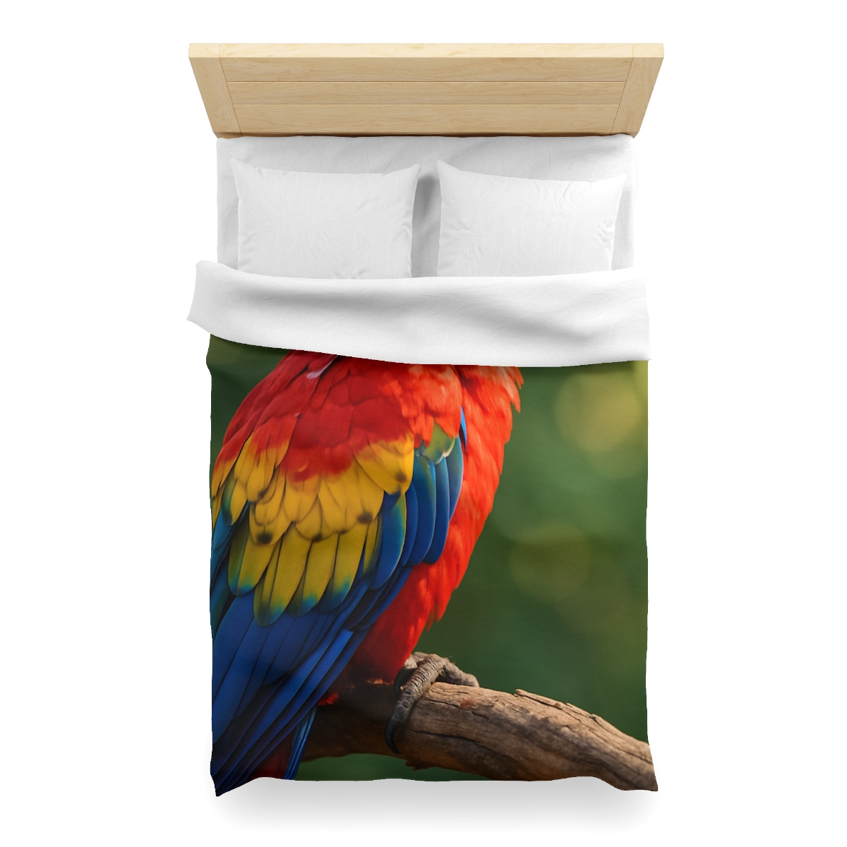 Prism Song Scarlet Macaw custom duvets