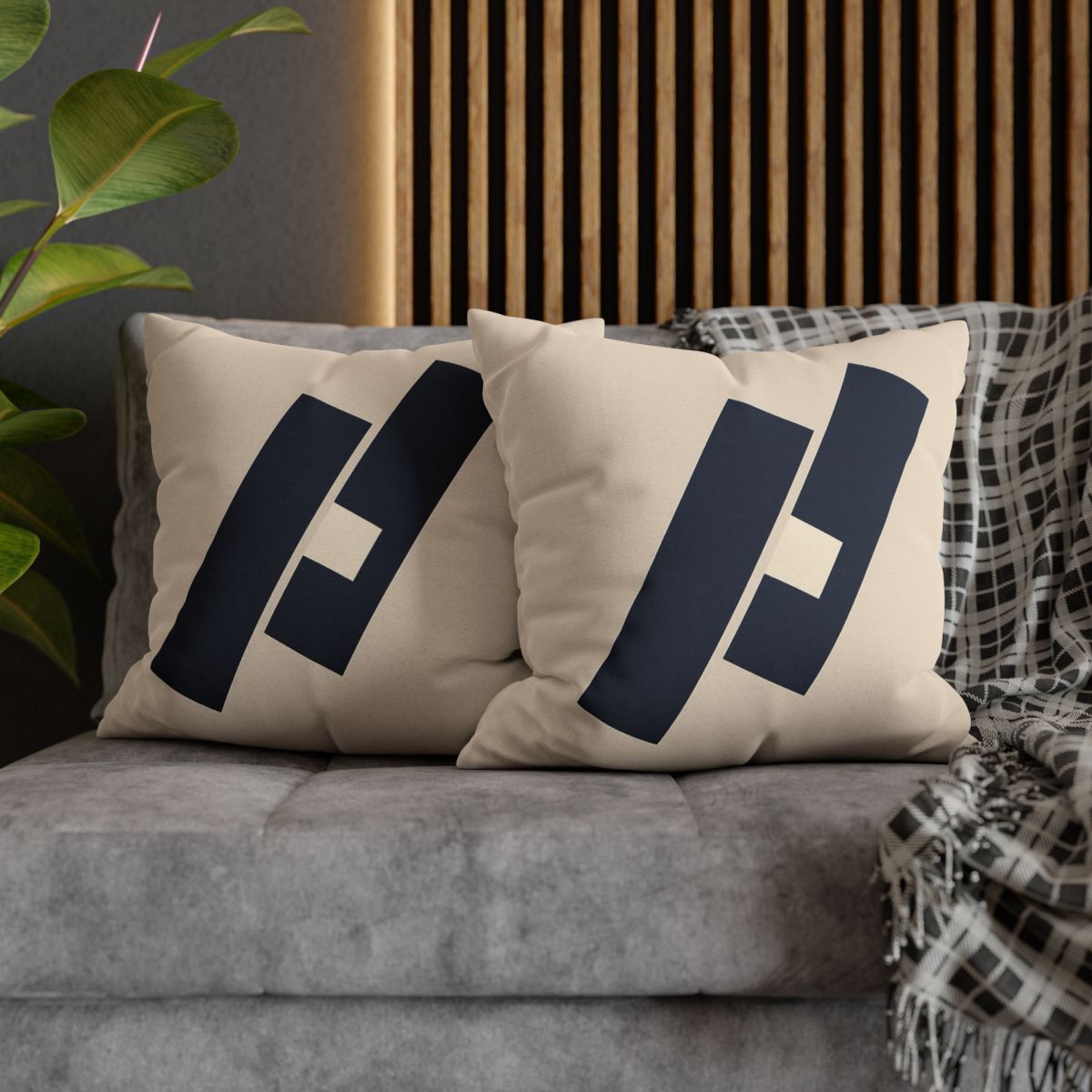 Quiet Diagonal Stack unique gift pillow cases