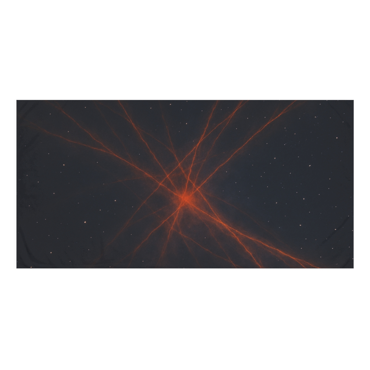 Cosmic Web Ember Filaments decorative home towelscustom towels