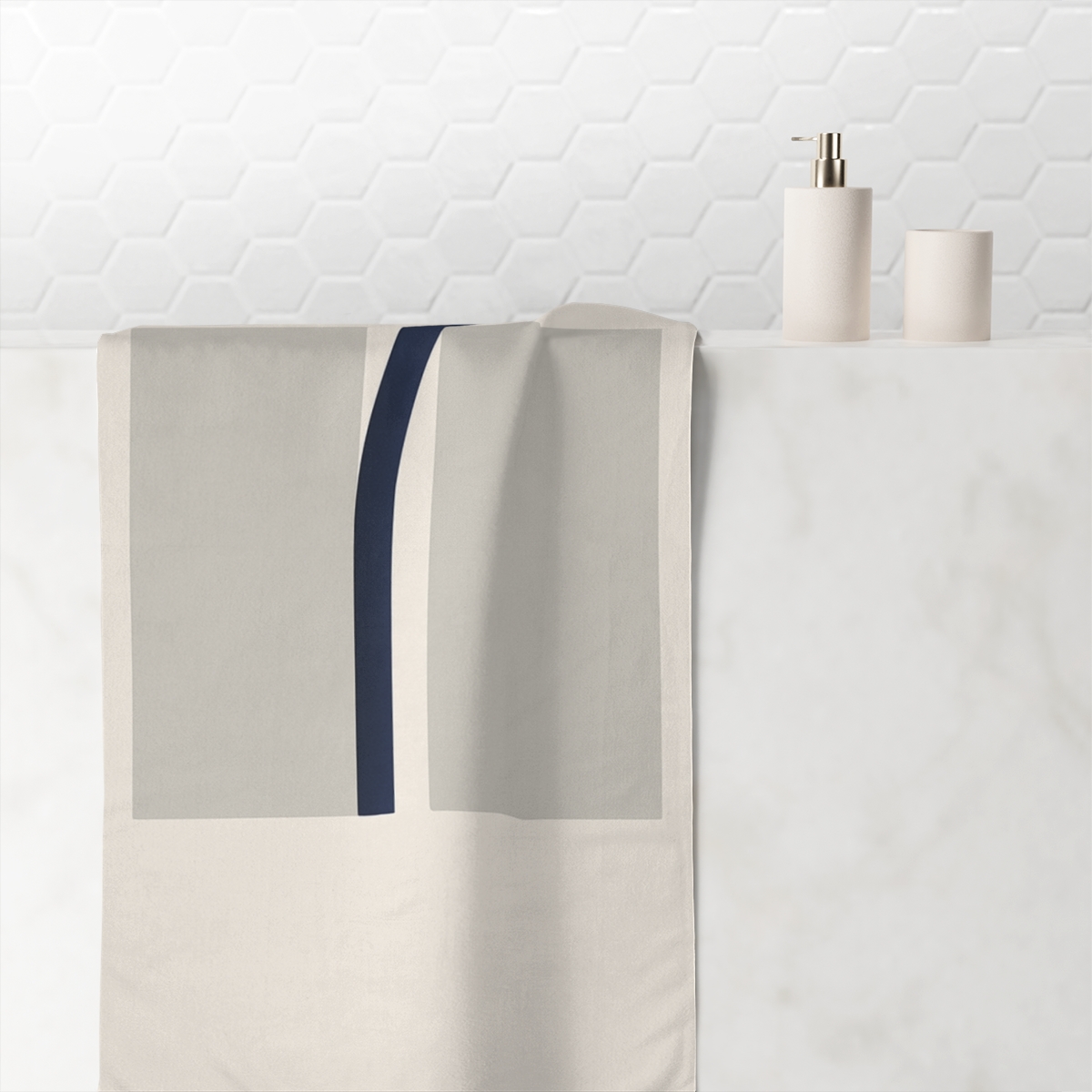 Intersecting Arc And Paired Rectangles unique gift towels
