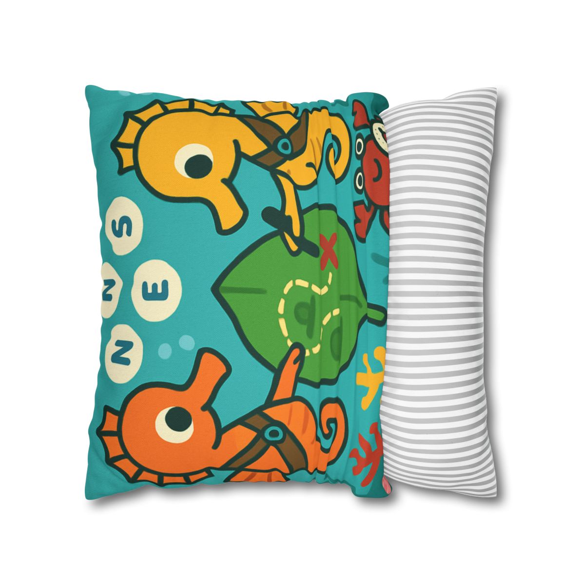 Underwater Map Makers The Seahorse Scouts custom pillow cases