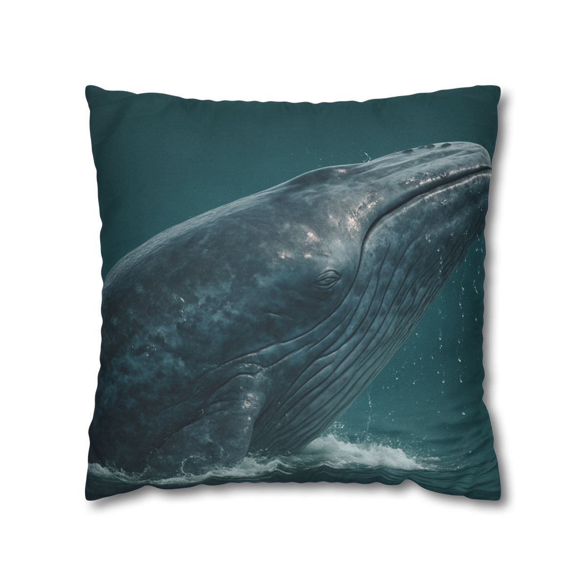 Ocean Song Blue Whale comfortable bedding pillow covers