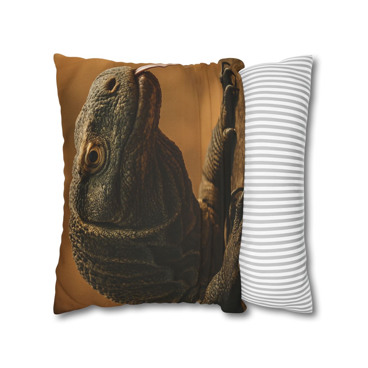 Ancient Sentinel Komodo Dragon trendy patterned pillow cases