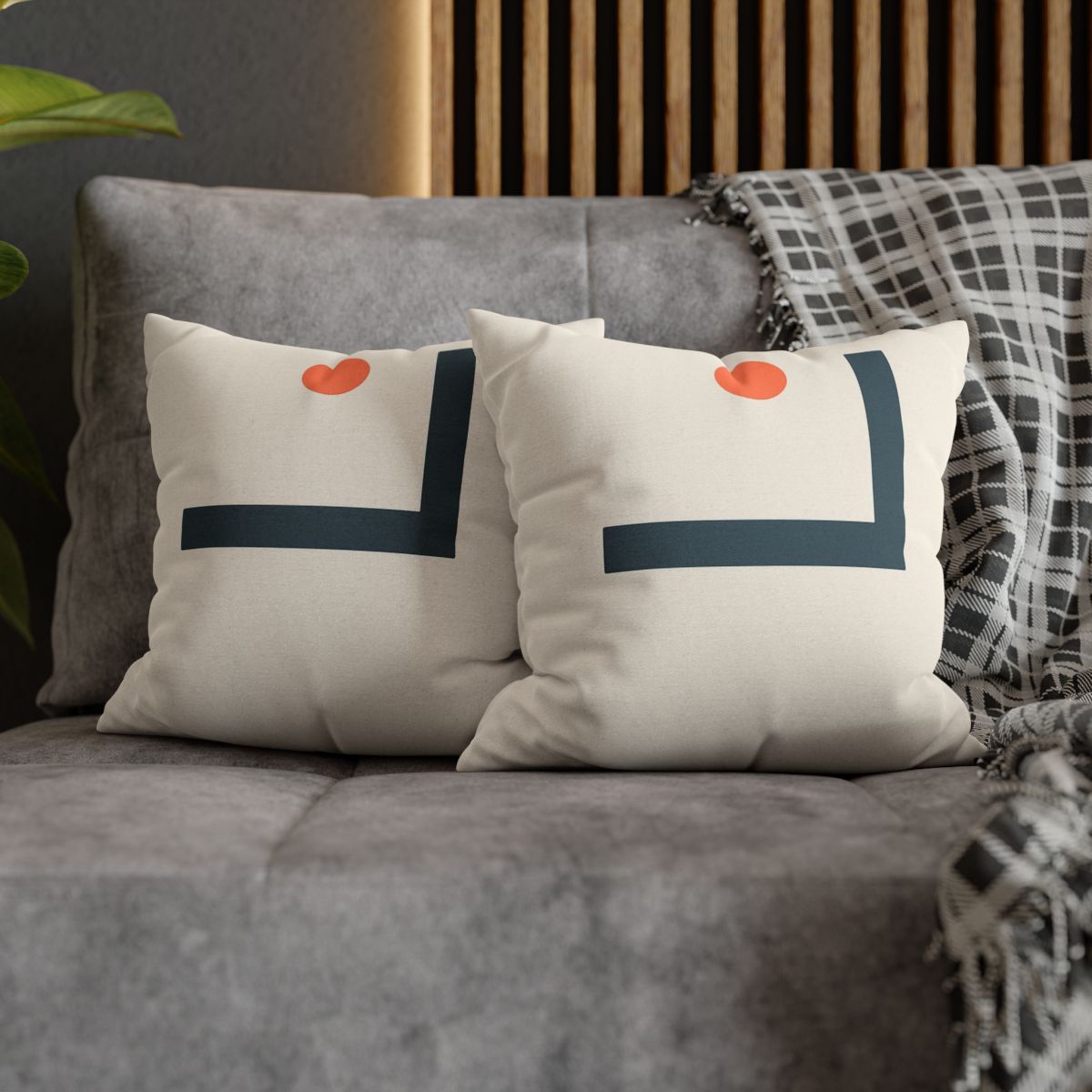 Orbit Gap Rectangles comfortable bedding pillow covers