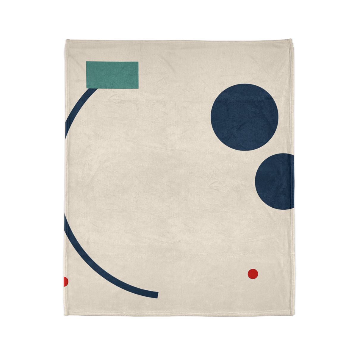 Staggered Arc With Three Points designer printed blankets