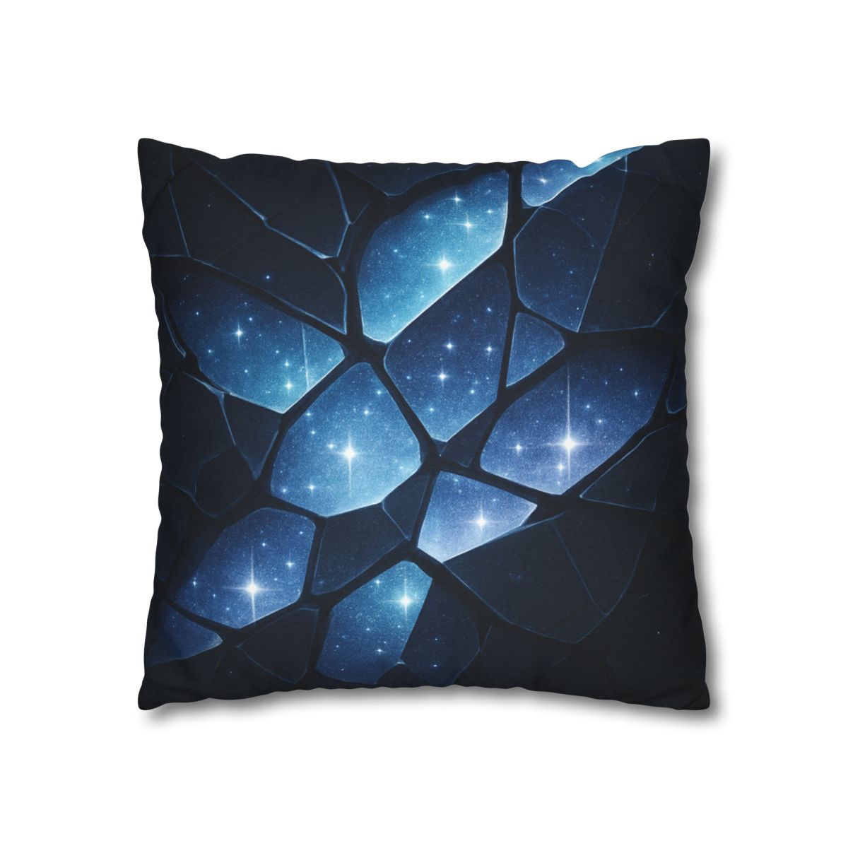Starlit Fracture Mosaic personalized pillow covers