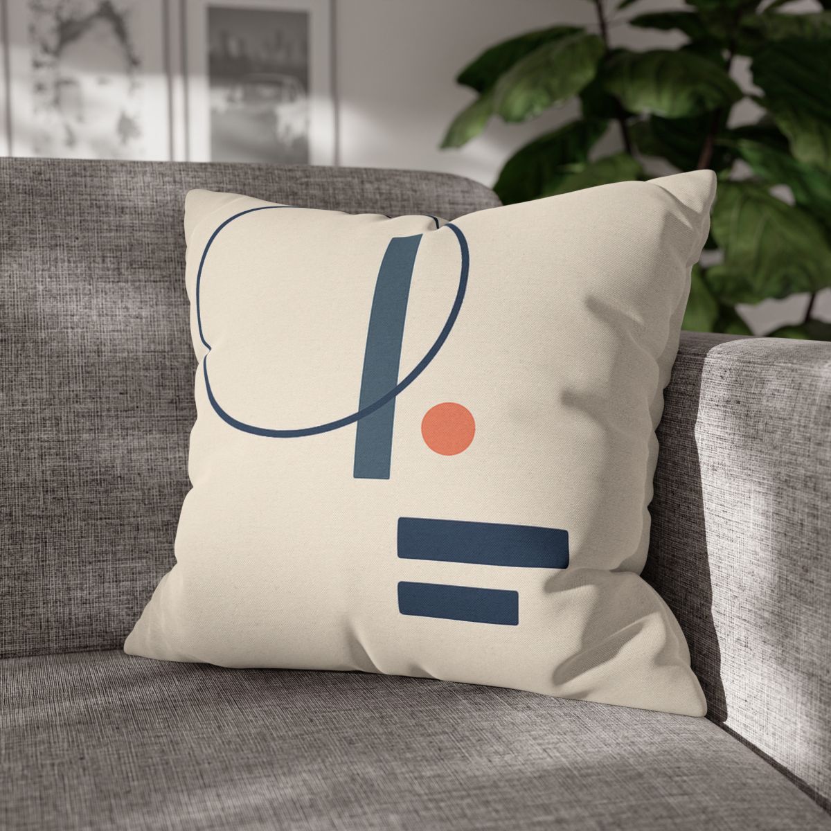 Quiet Orbit With Split Bars soft cotton pillow cases