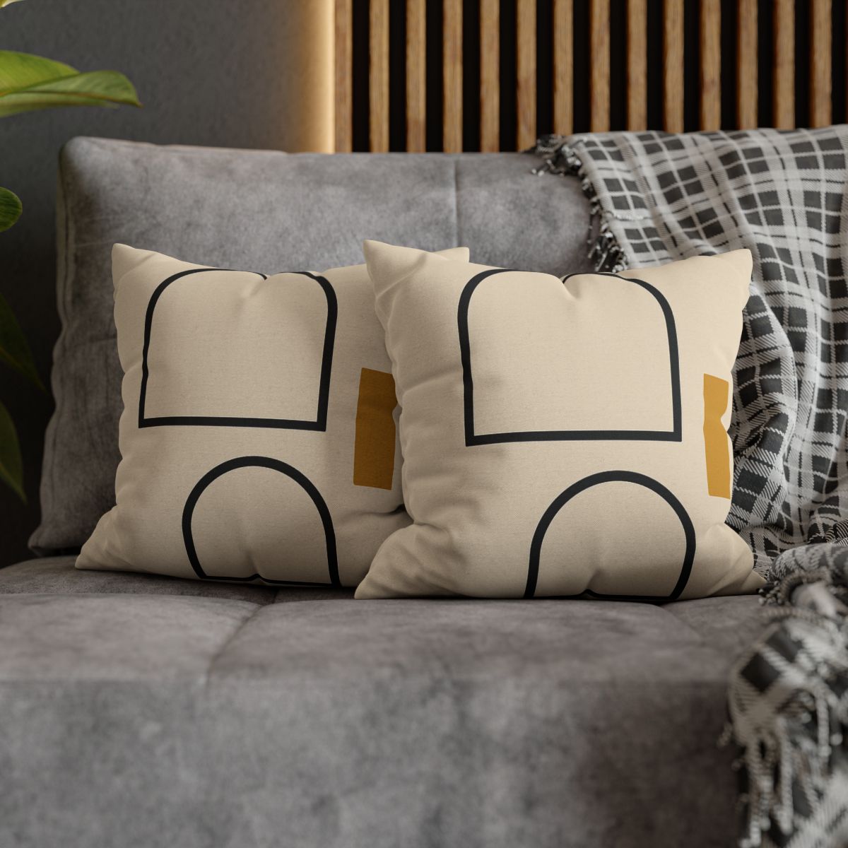 Arc Window Alignment personalized pillow covers