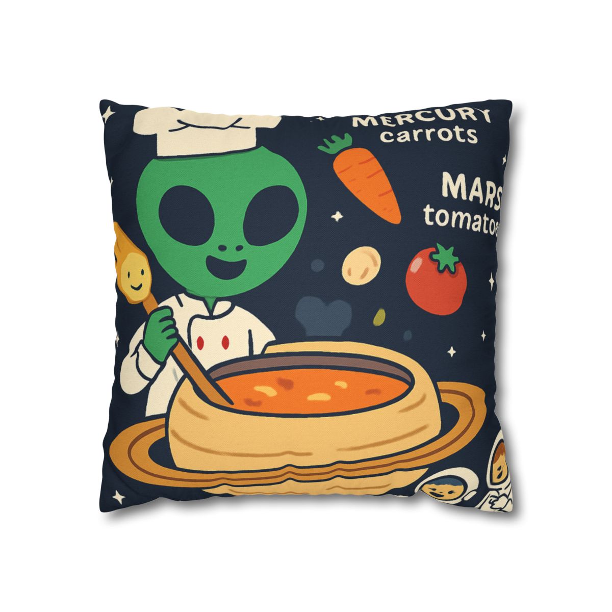 Solar System Soup Kitchen designer print pillow cases